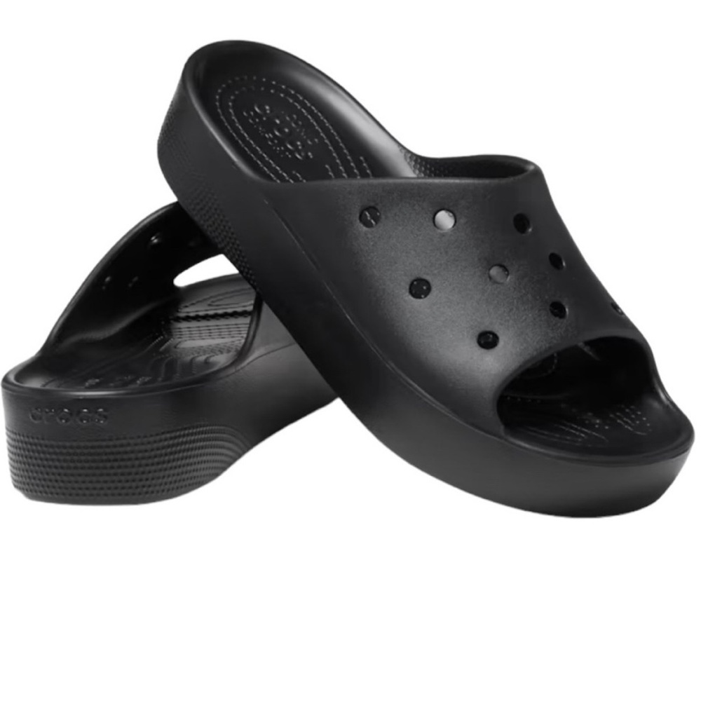 Crocs Slide platform sandals size 6 women